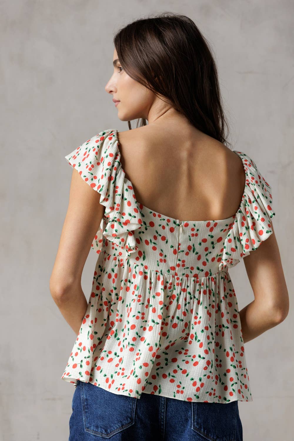 Carmen Cherry Top