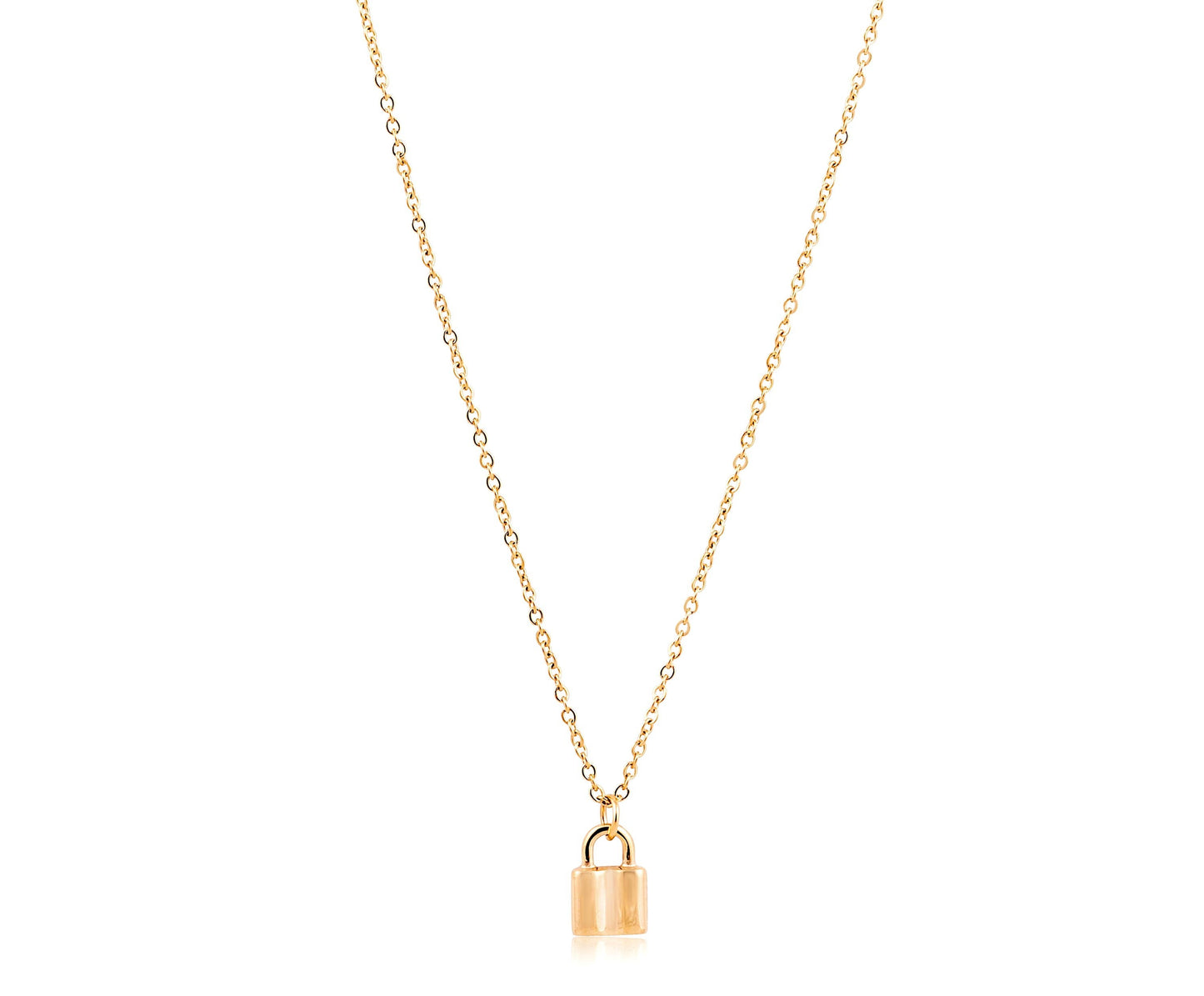 Mini Lock Necklace