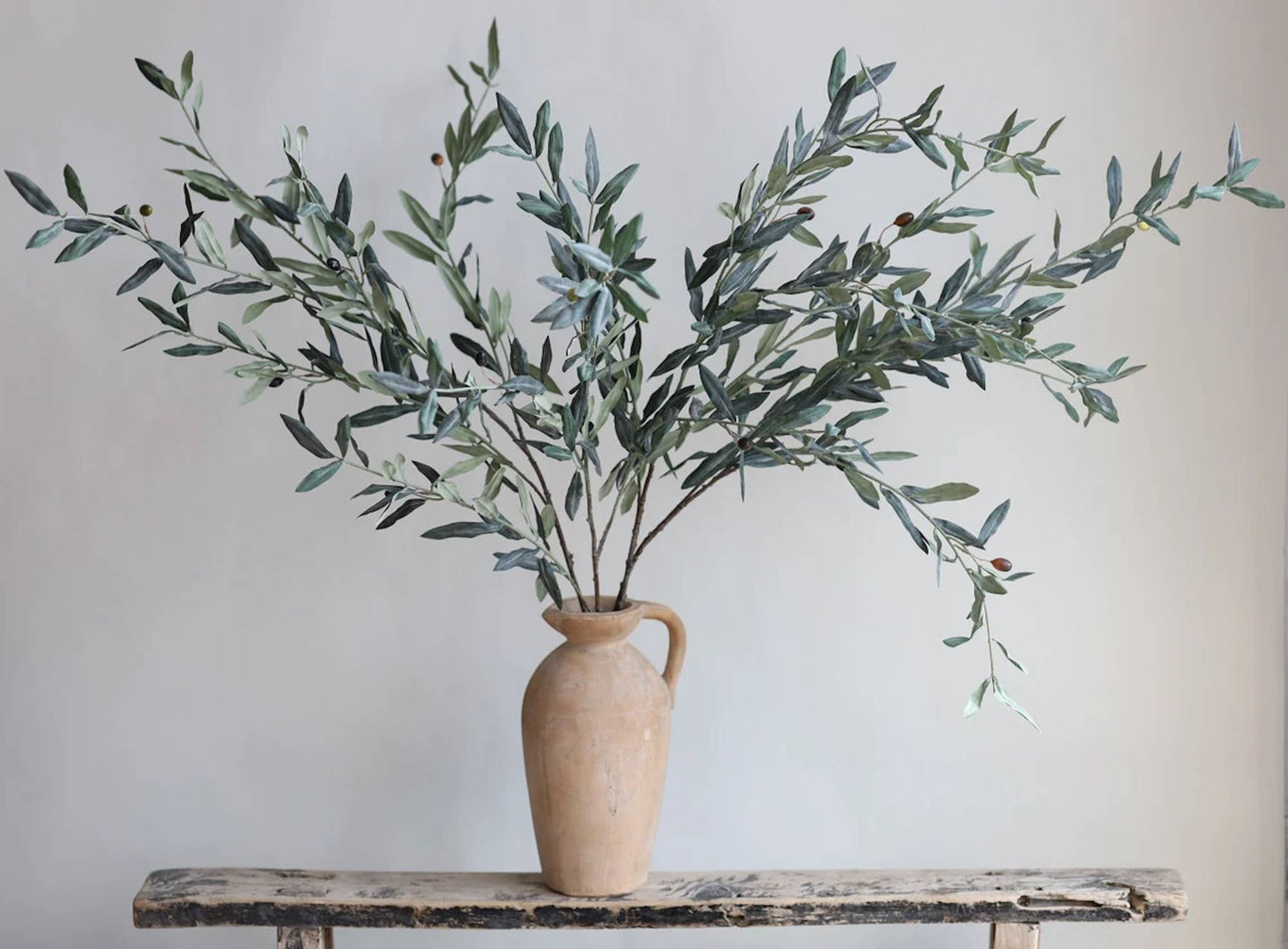 Realistic Olive Branch | Long Stem