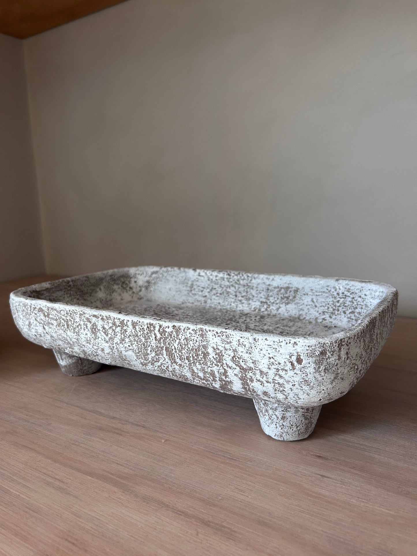 Satu stone footed bowl