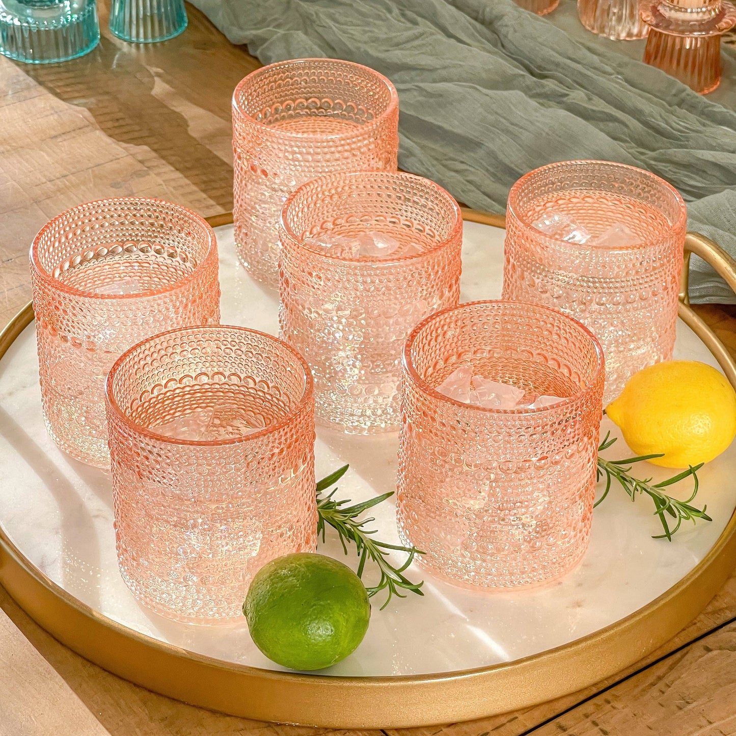 Beaded Drinkware Set