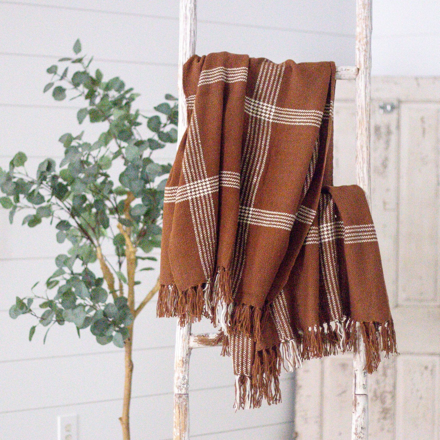 Cocoa and Cream Throw