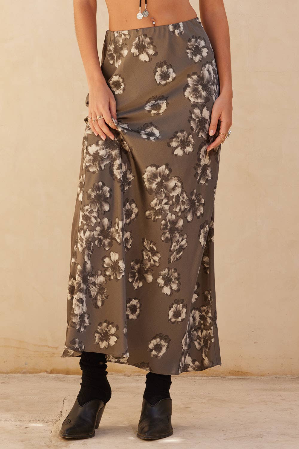 Stacy Satin Skirt