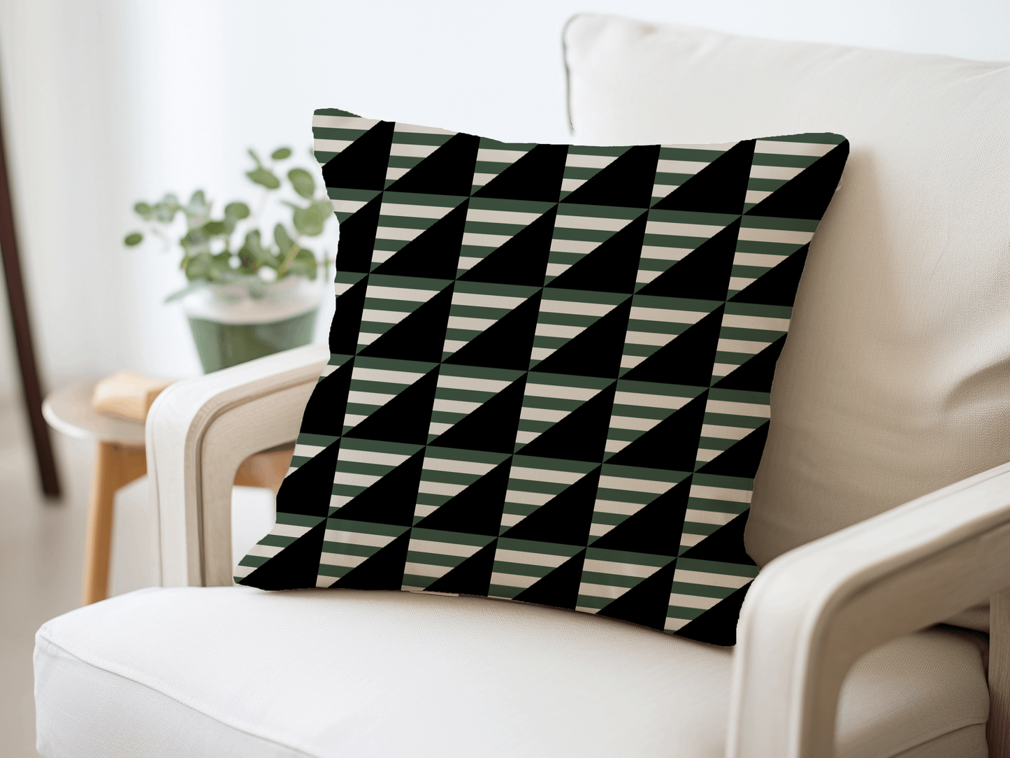 Abstract Woven Throw Pillow