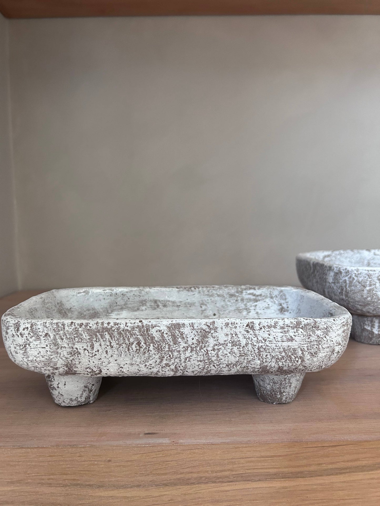 Satu stone footed bowl