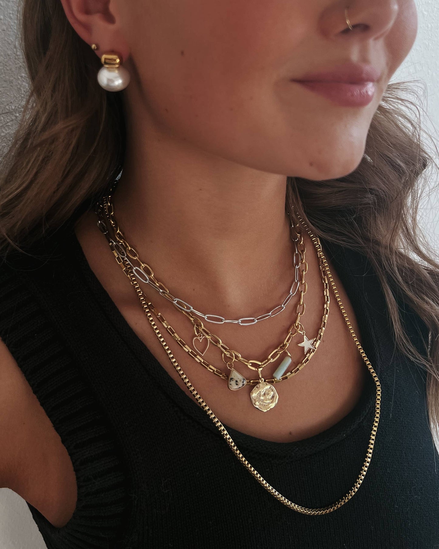 Emina Gold Studs