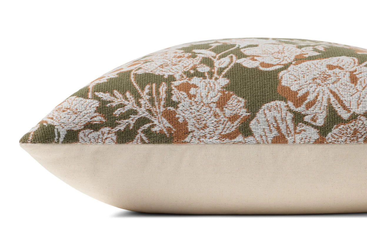 PCJ0031 OLIVE / ORANGE Pillow