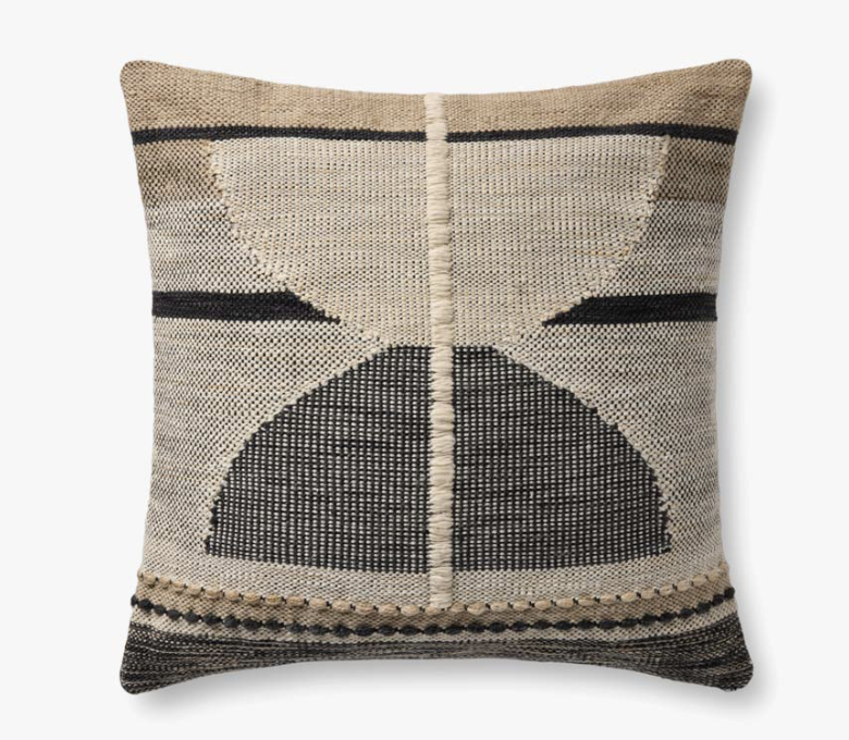 Black/Ivory Pillow