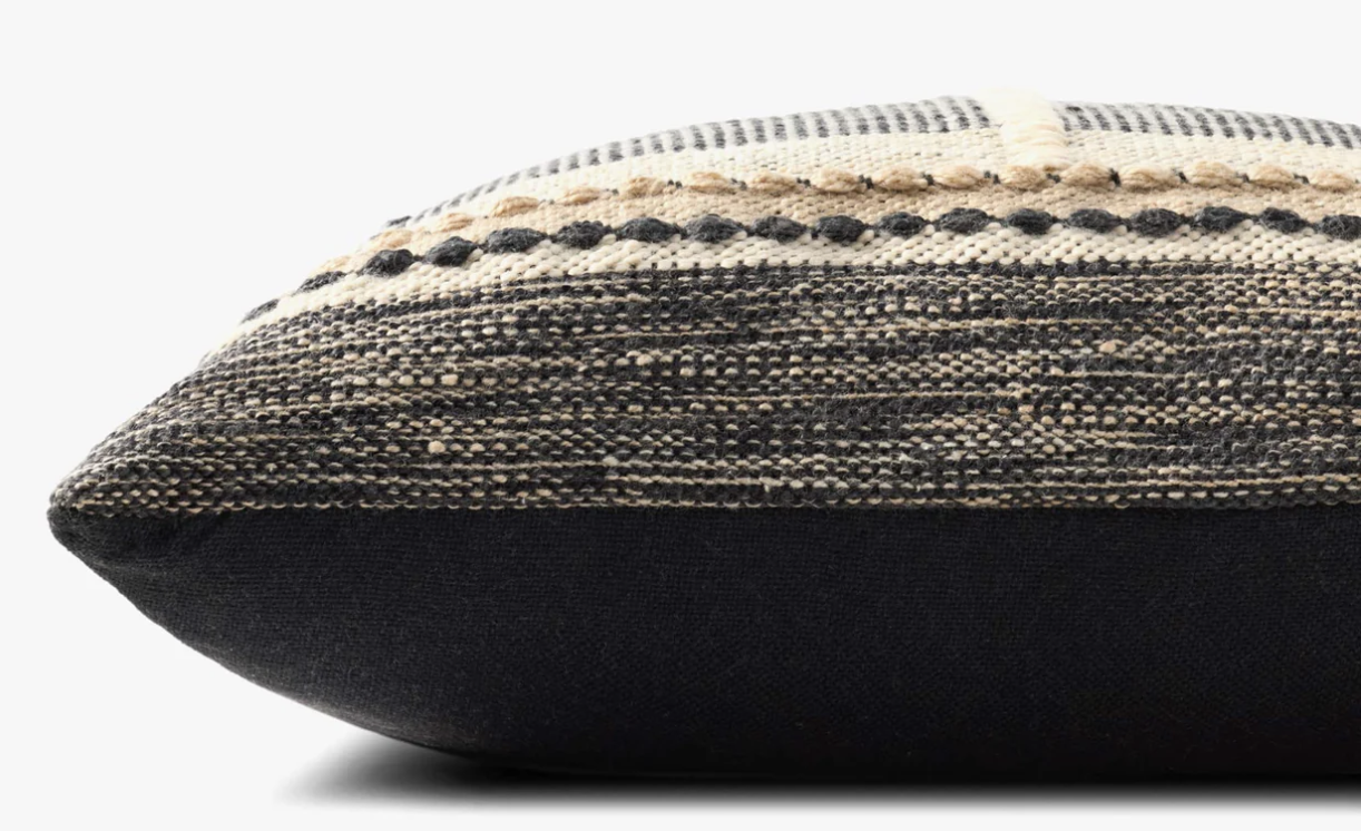 Black/Ivory Pillow