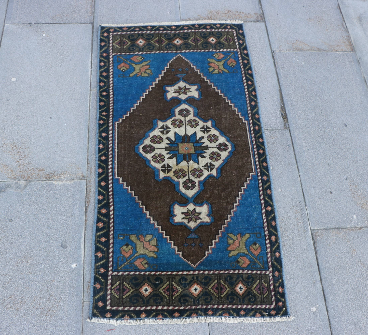 Vintage Turkish Mini Rug