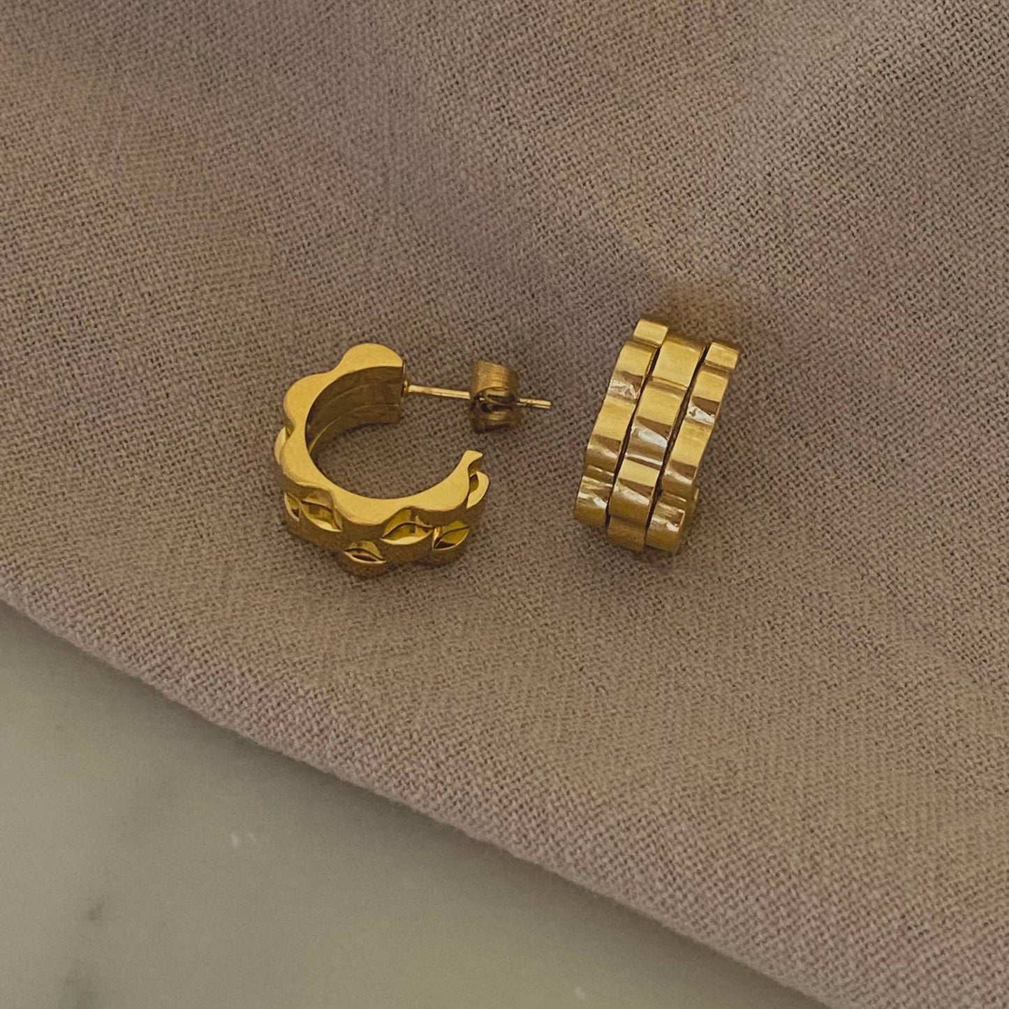 Watch Band Earrings