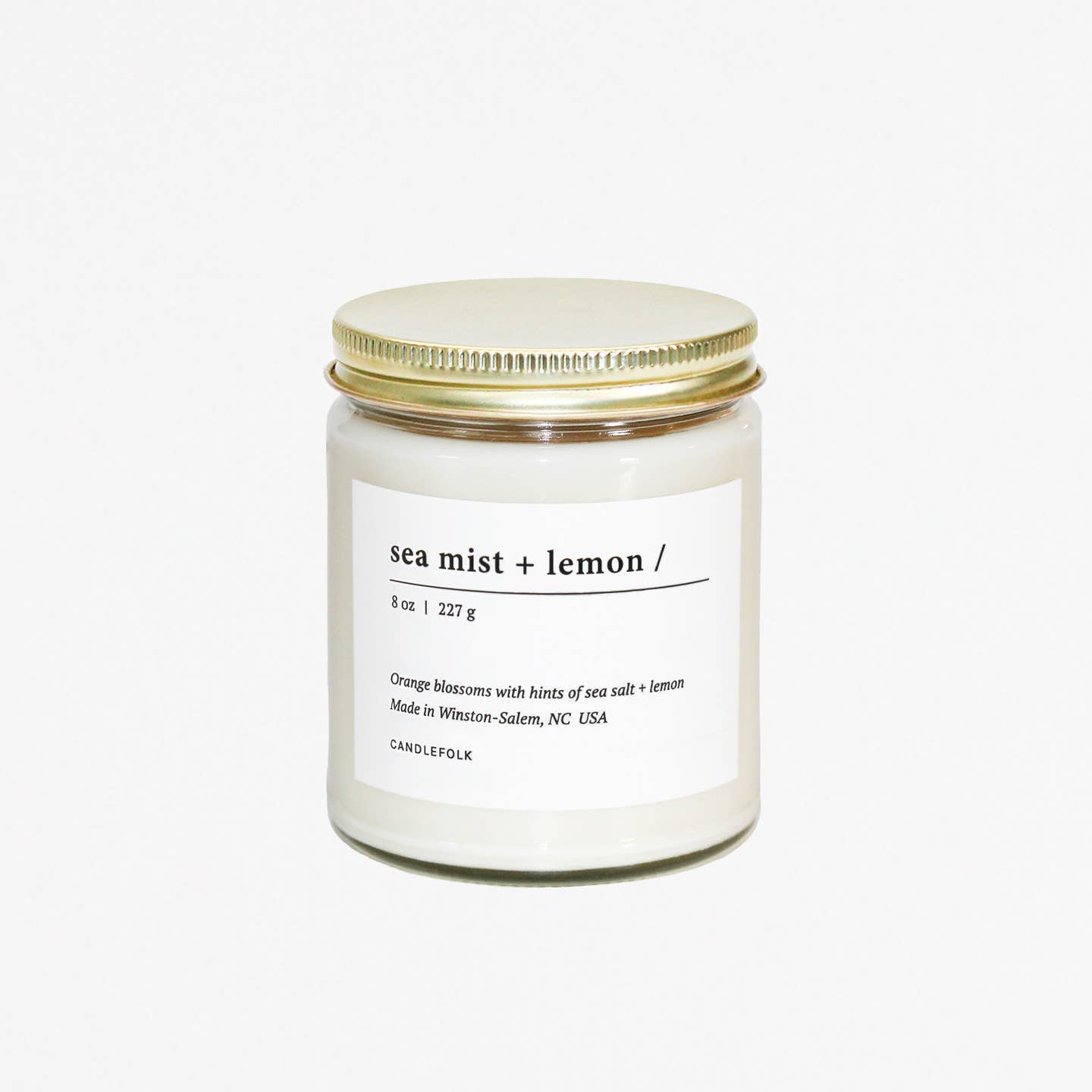 Sea Mist & Lemon Candle