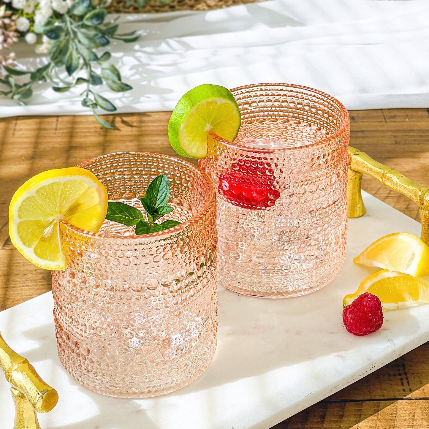 Beaded Drinkware Set