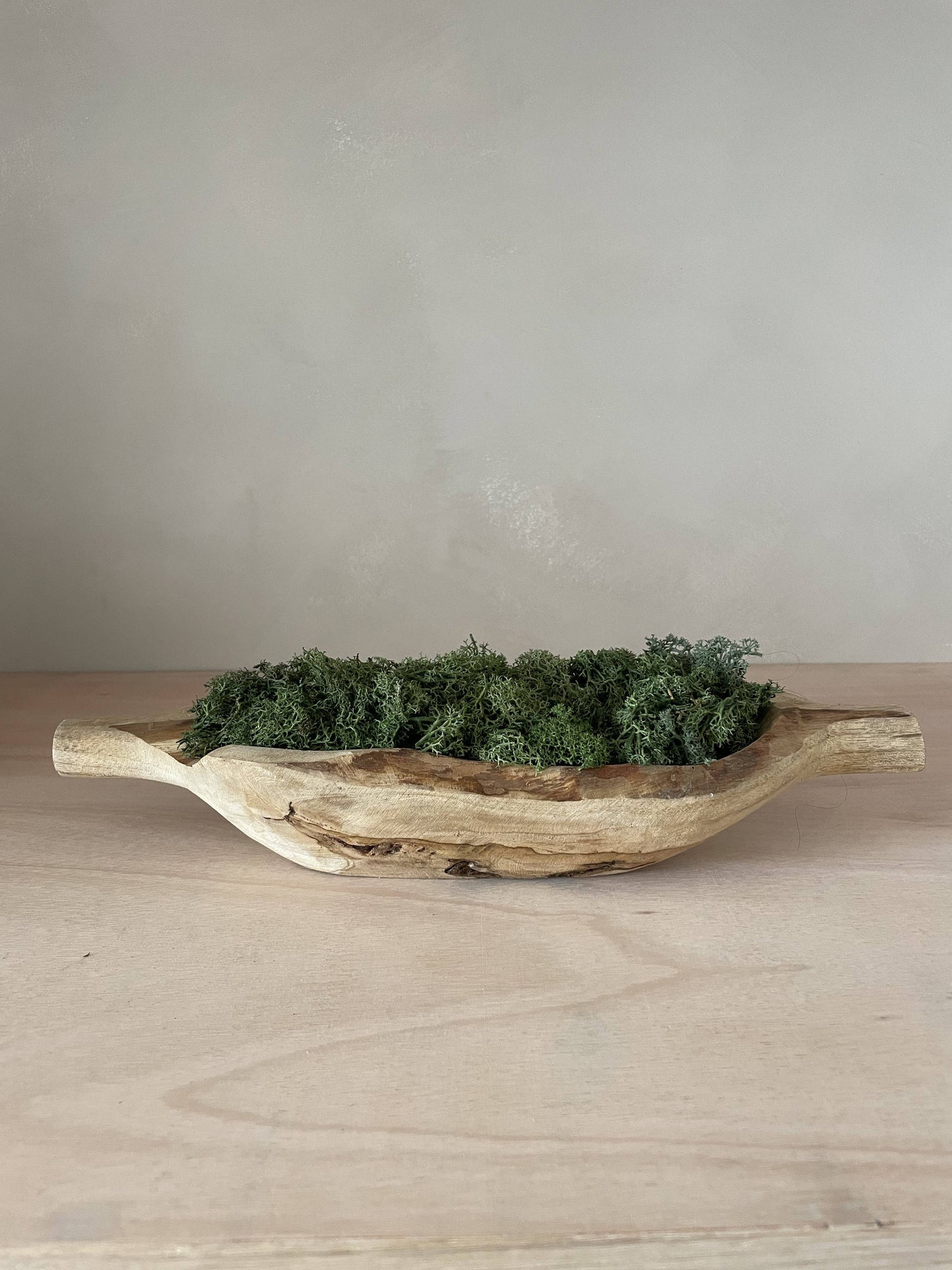 Teak wood bowl
