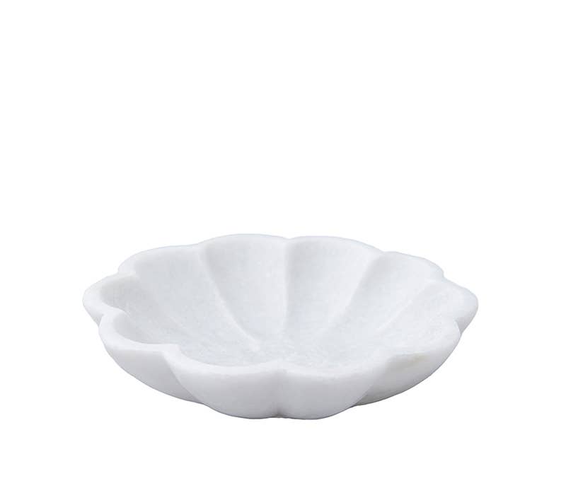 Marble Scalloped Bowl Belle de Provence