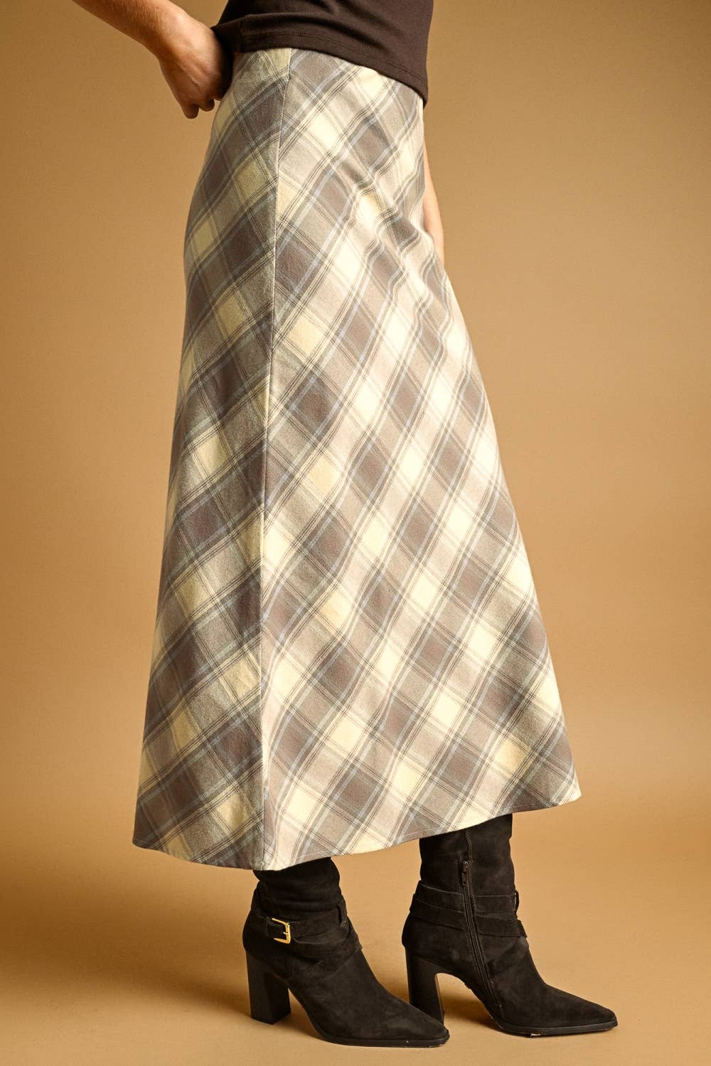 Mocha Maxi Skirt