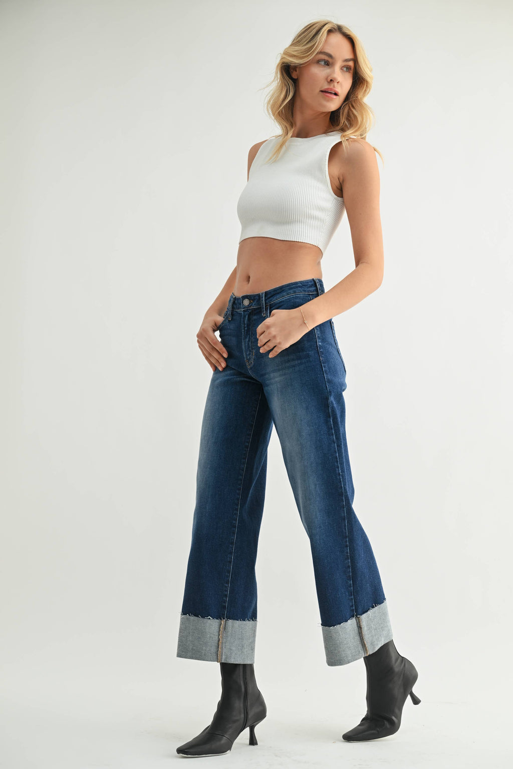 Tammy Cuffed Denim