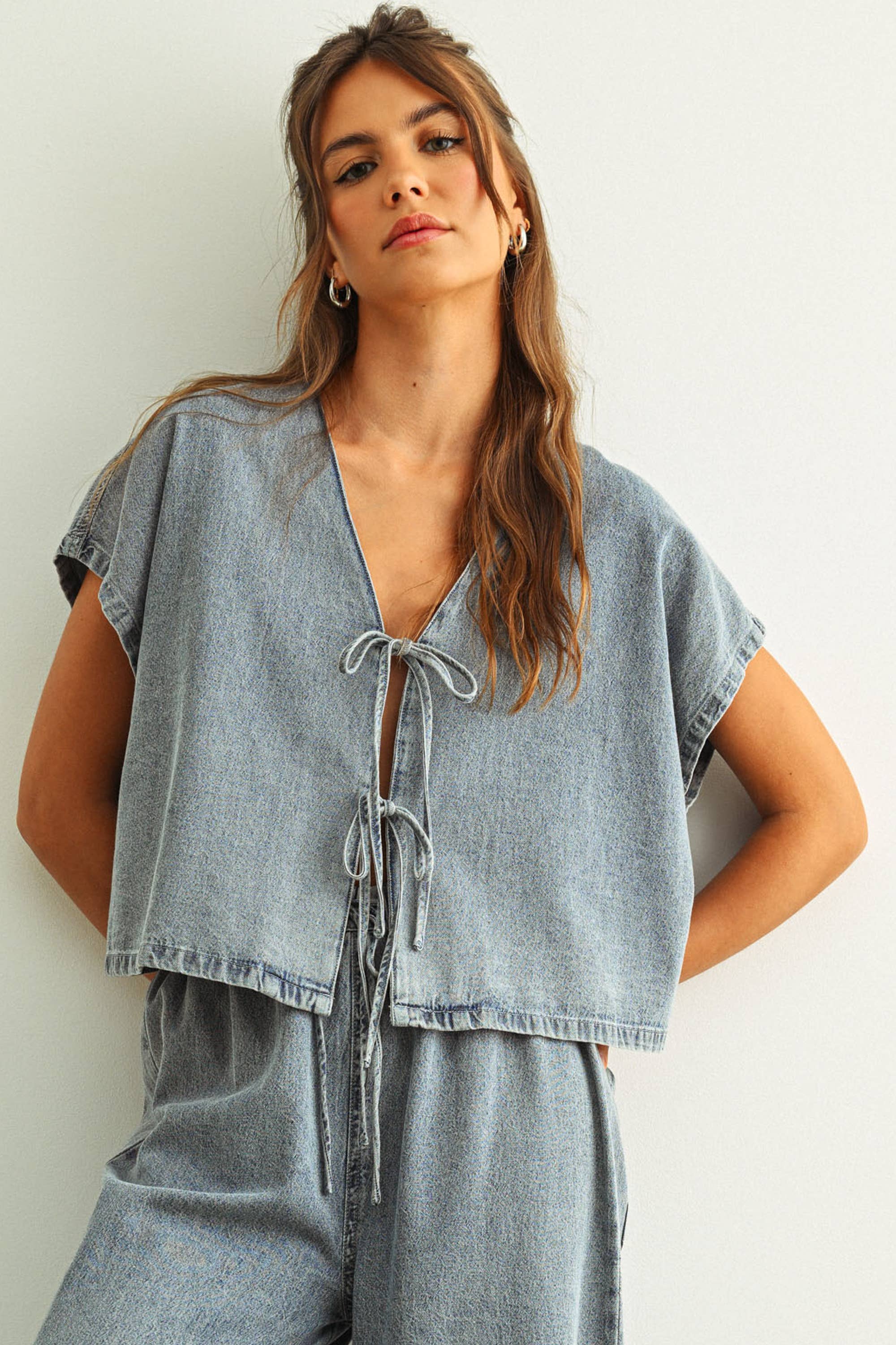 Jessie Denim Blouse