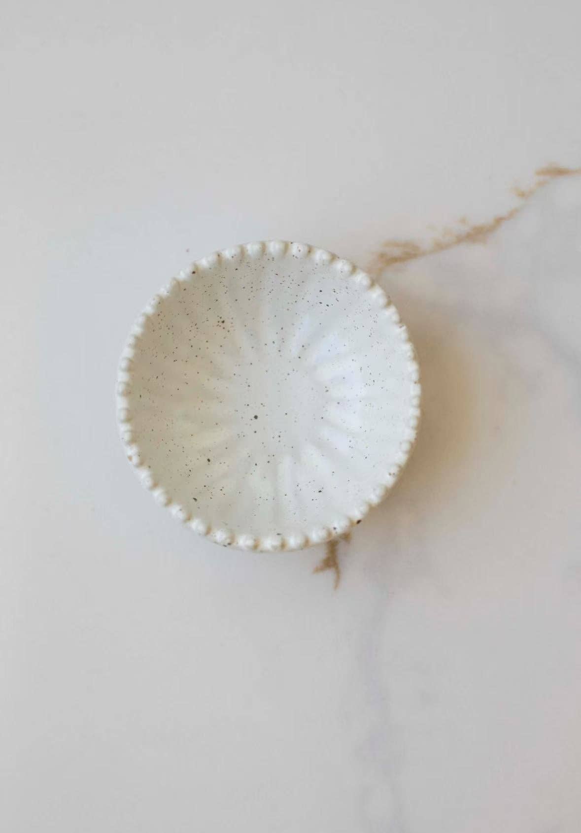 Ruffled Ceramic Bowls