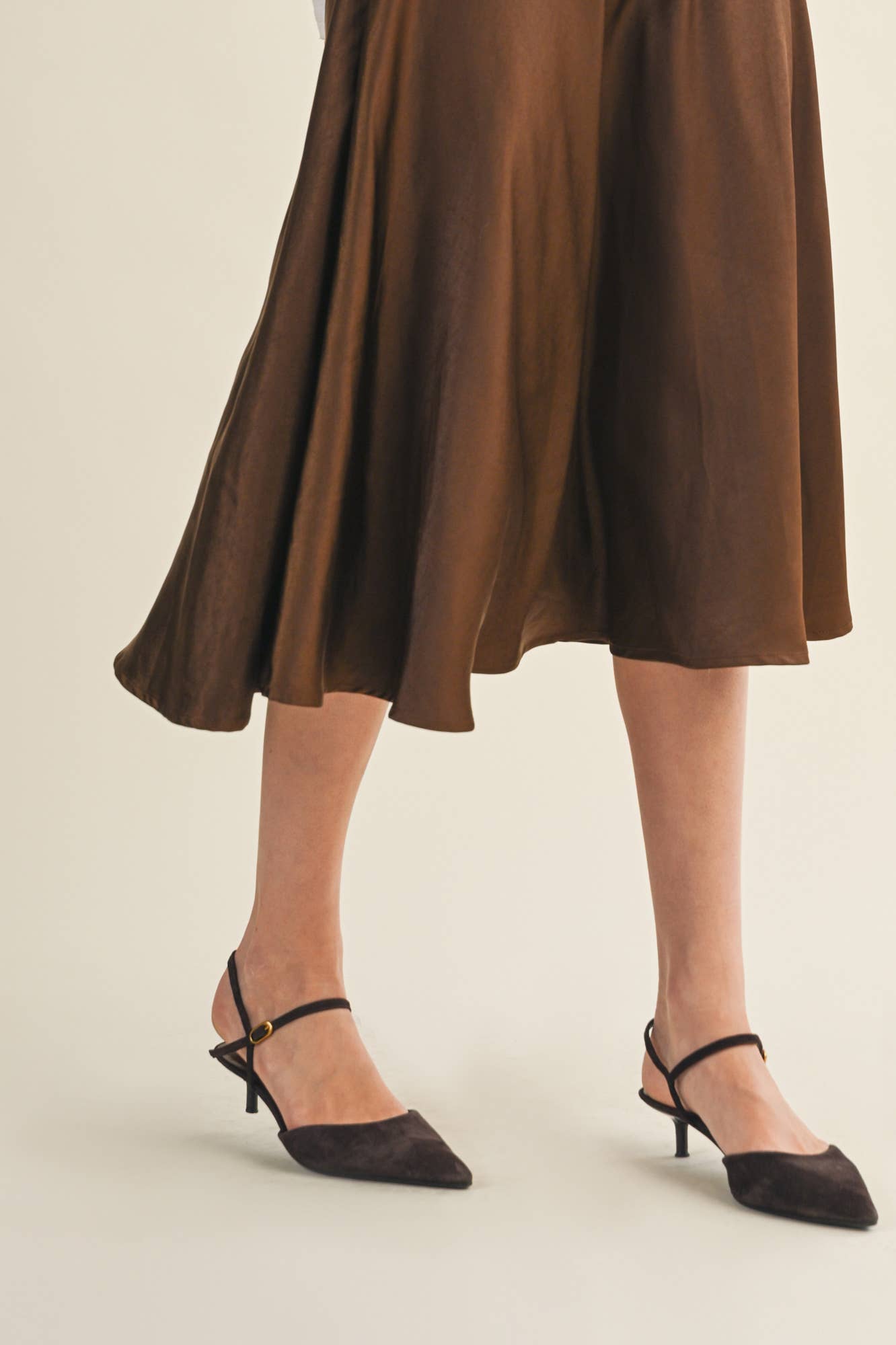 Signature Satin Skirt