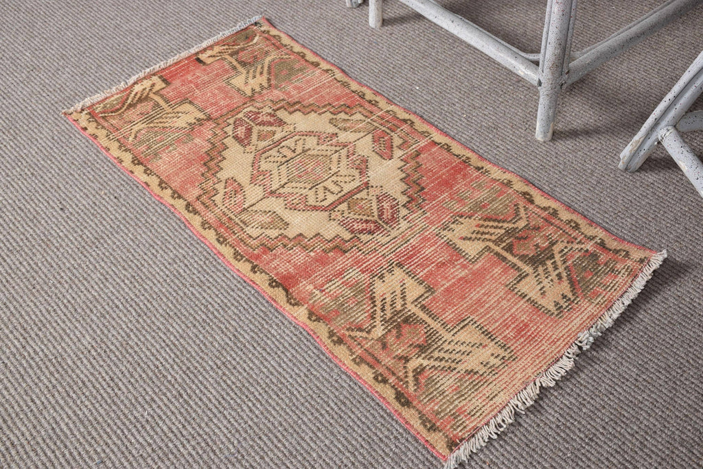 Vintage Turkish Mini Rug