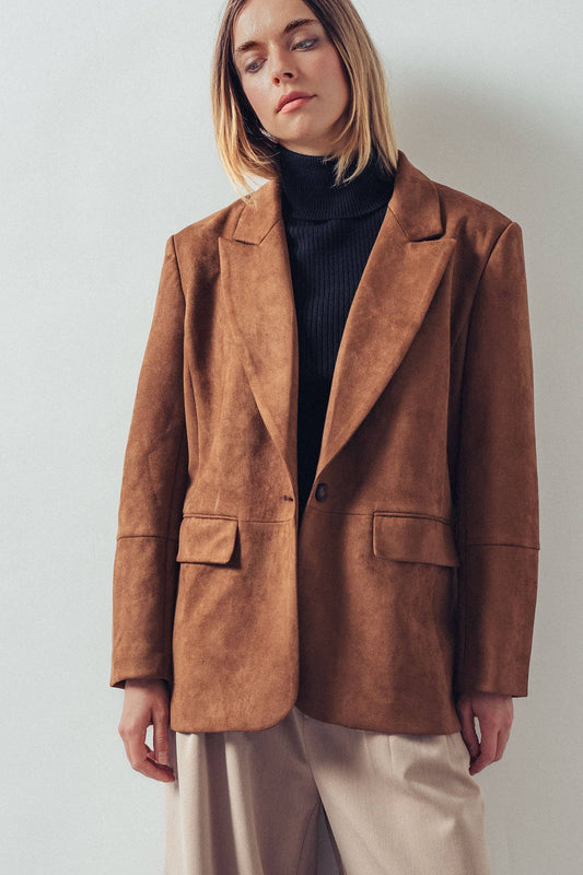Catherine Suede Blazer