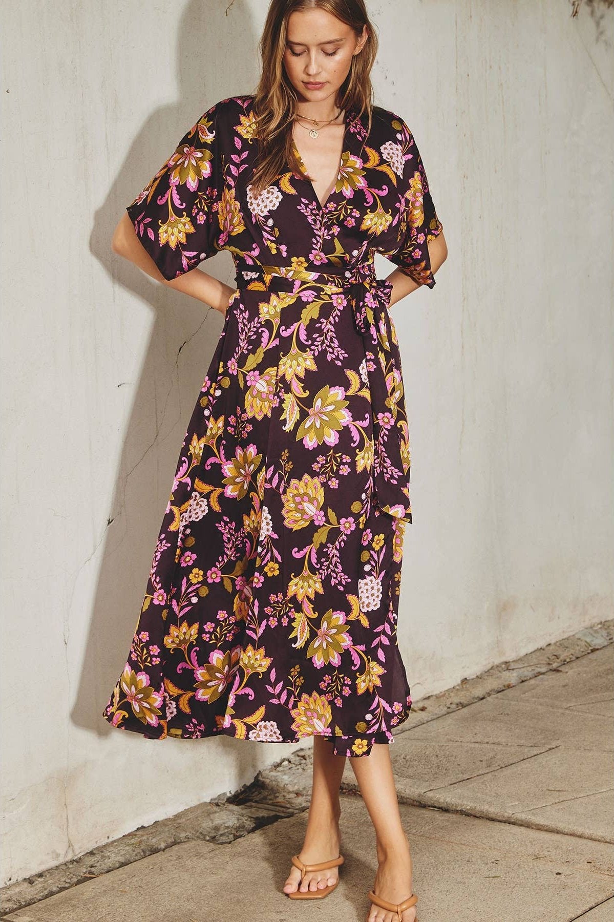 Zuzu Wrap Maxi Dress