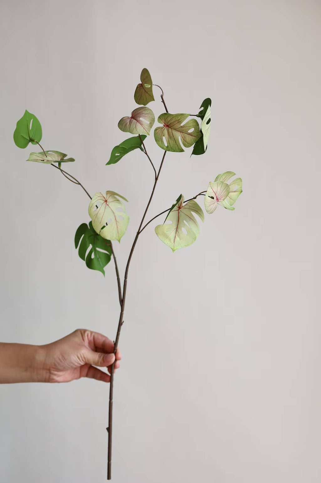 Faux Monstera Spray