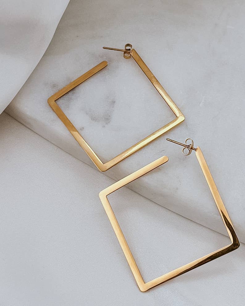 Eliora Square Earrings