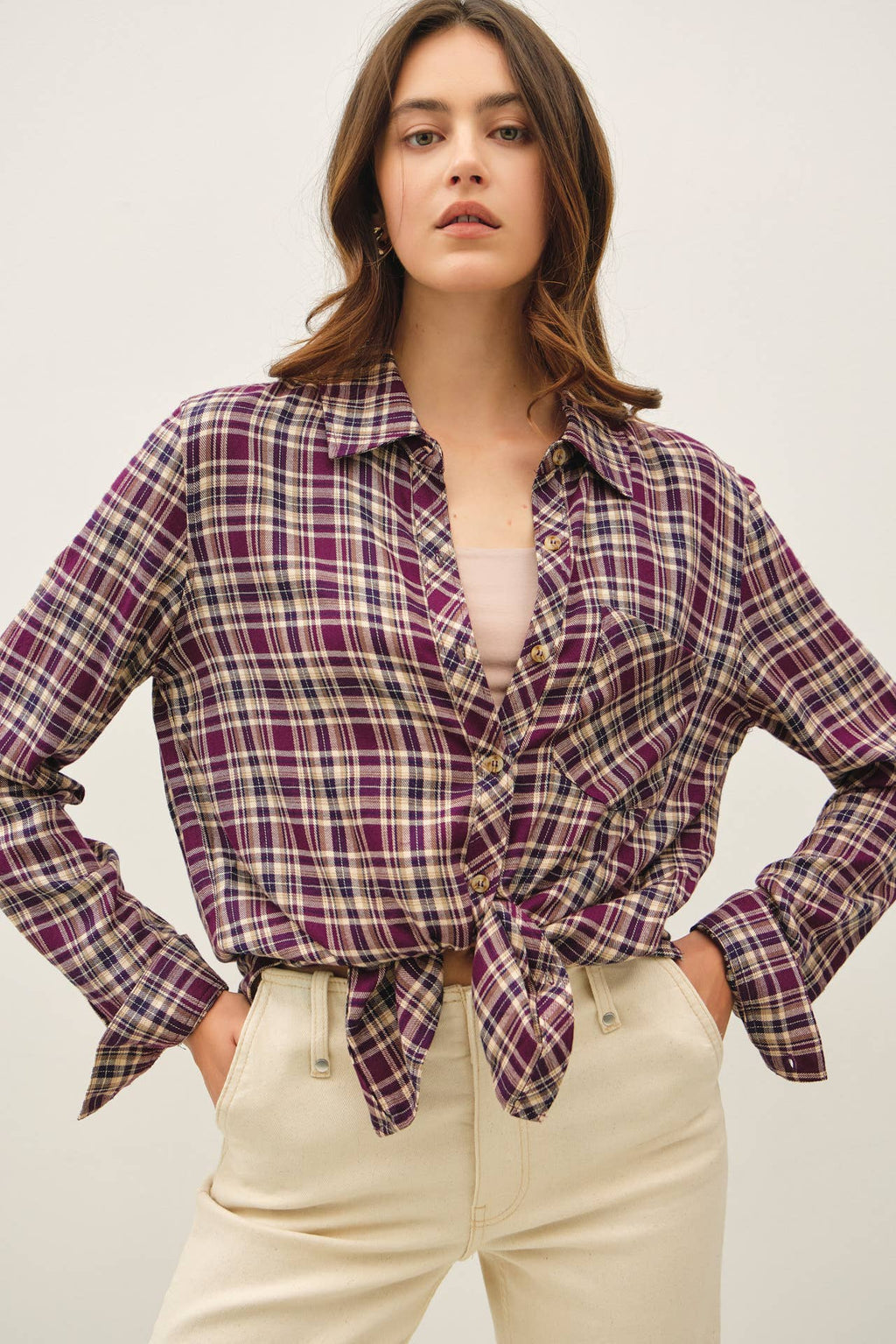 Kacie Button Down