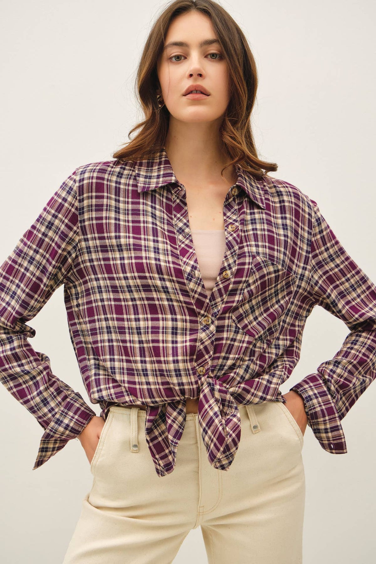 Kacie Button Down