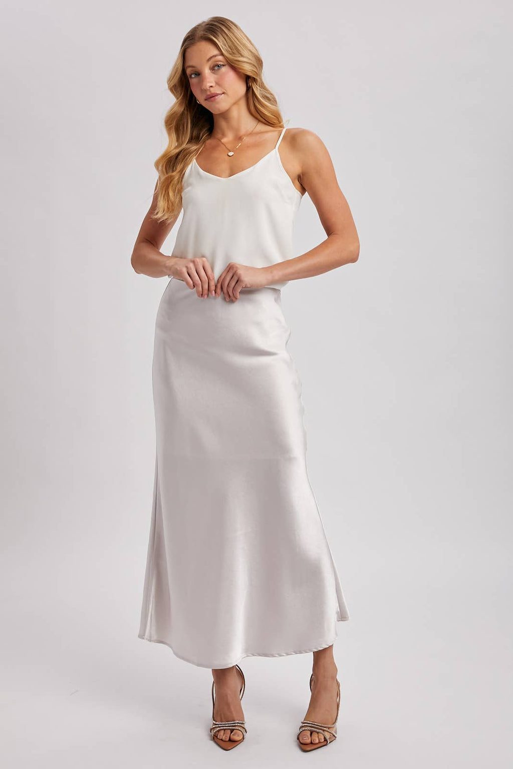 Signature Satin Midi