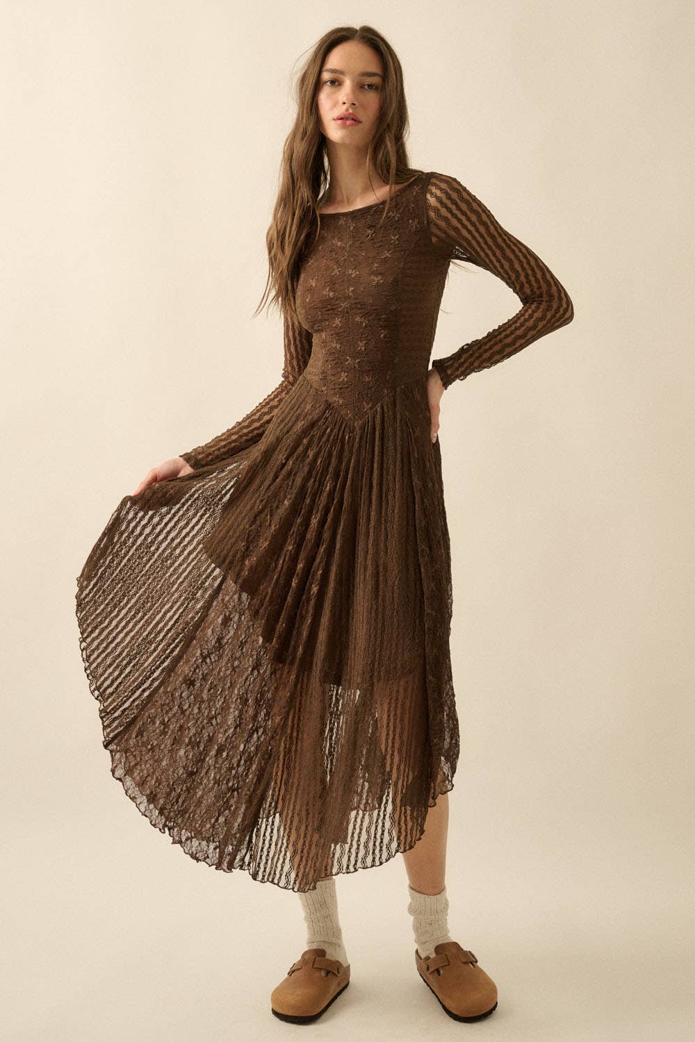 Maribel Lace Midi