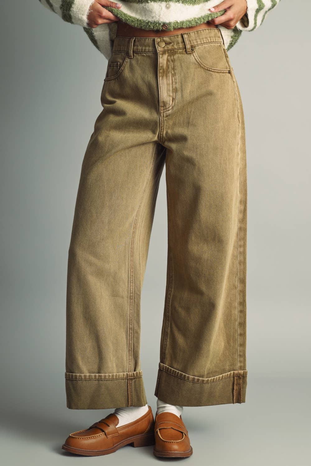 Mabel Cuffed Denim