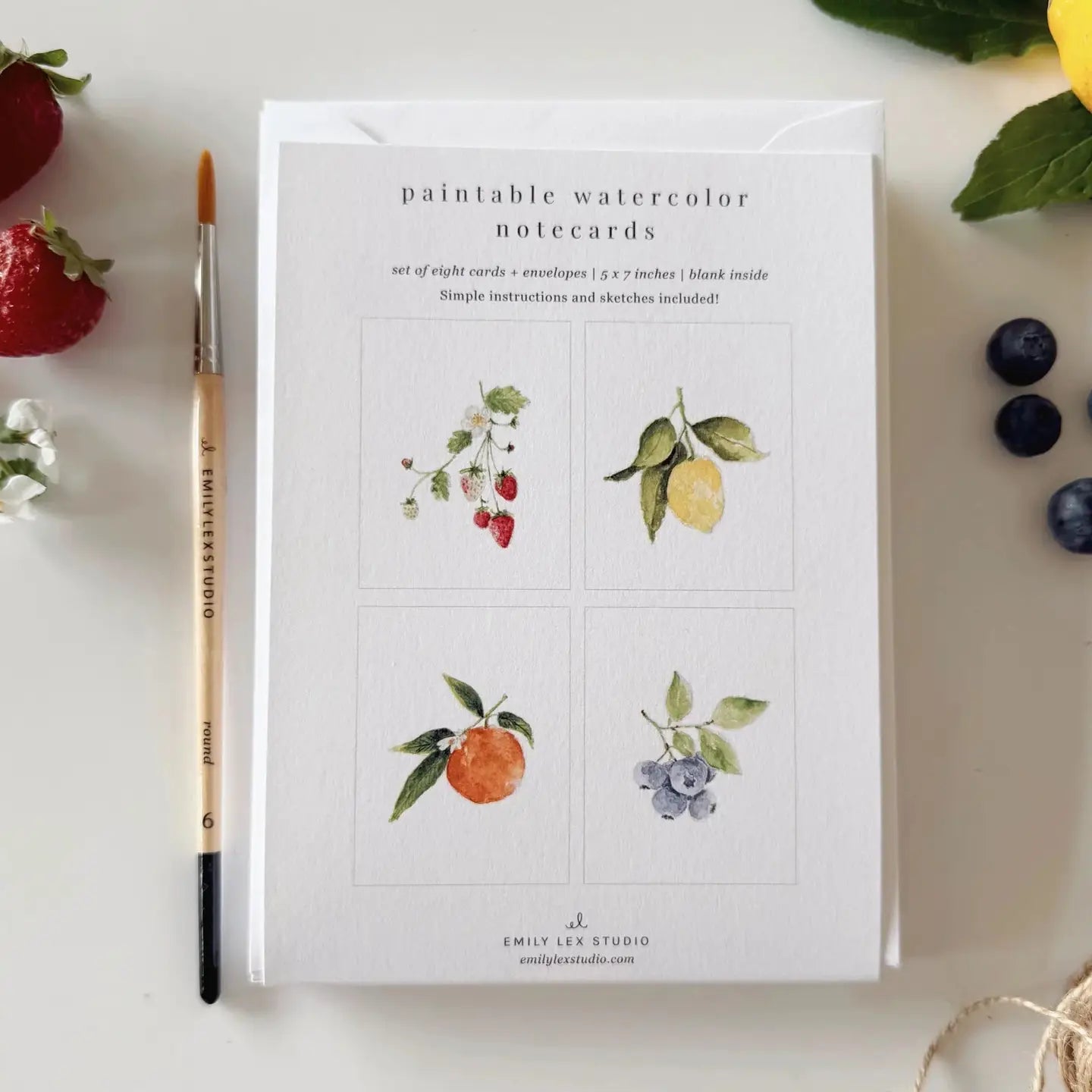 Watercolor Notecard Set