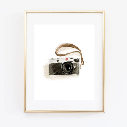 Camera Art Print FRAMED