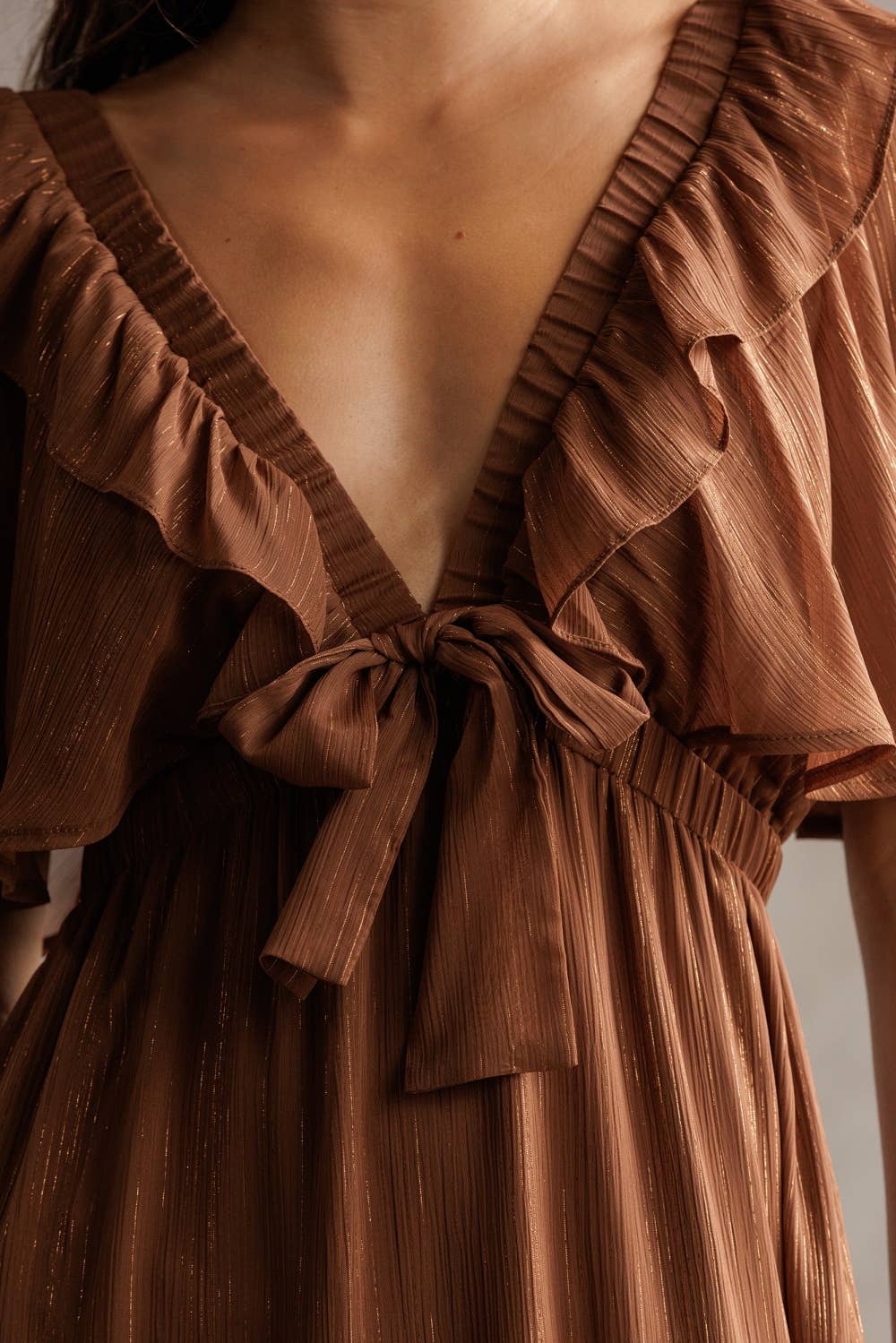 Marina Metalic Dress