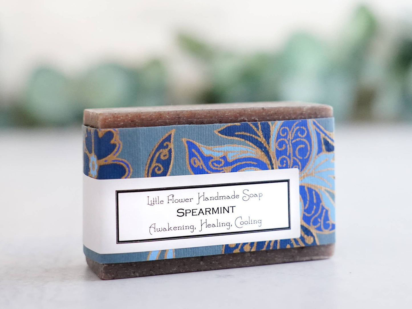 Spearmint Handmade Soap: 3.5 oz