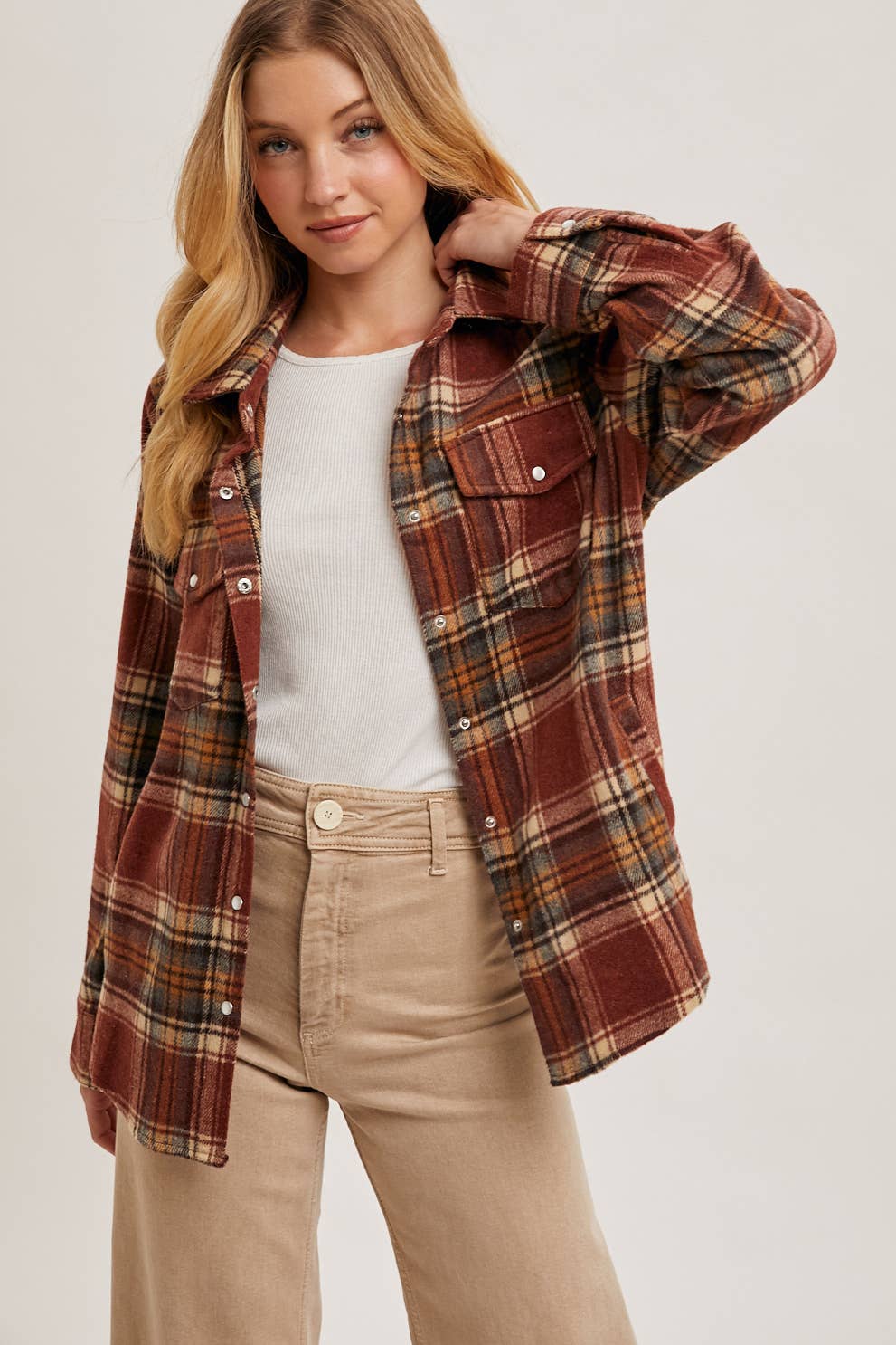 Emma Plaid Shacket