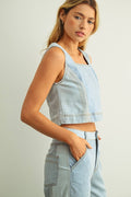 Drew Denim Top