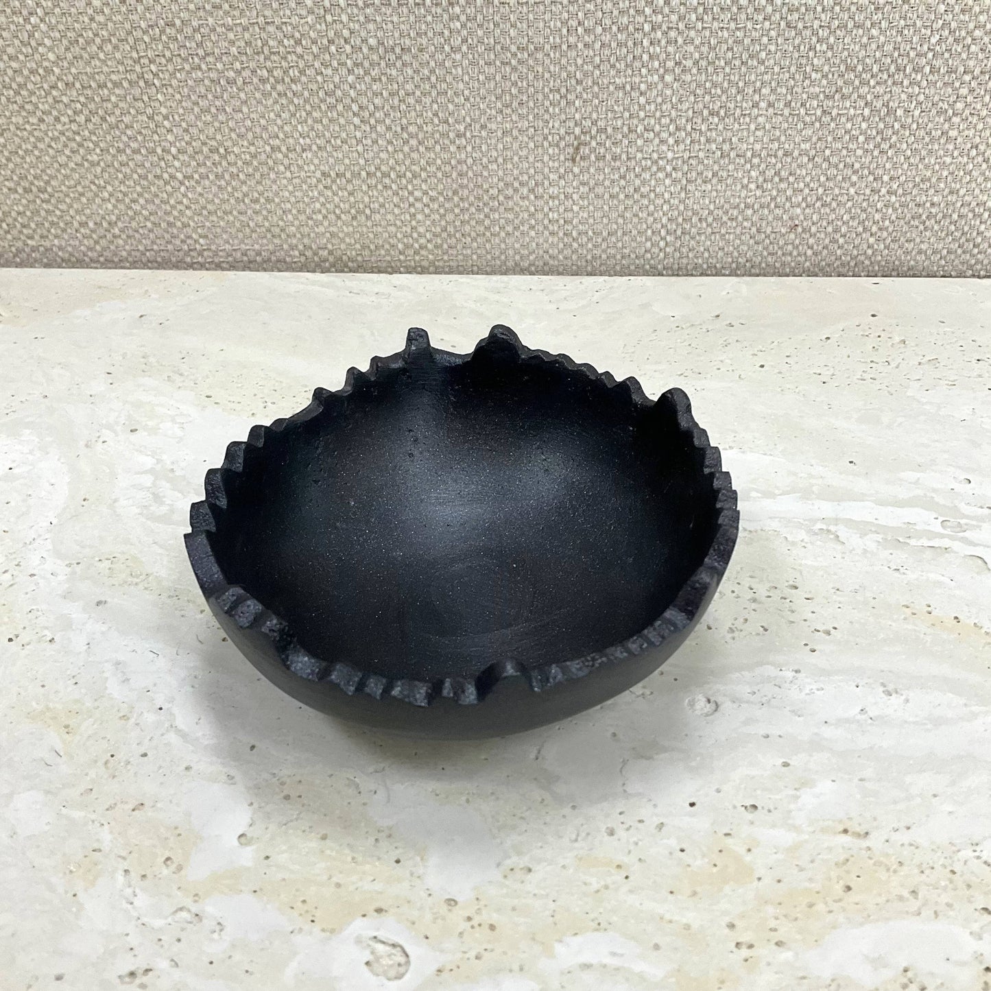 Black Torn Bowl