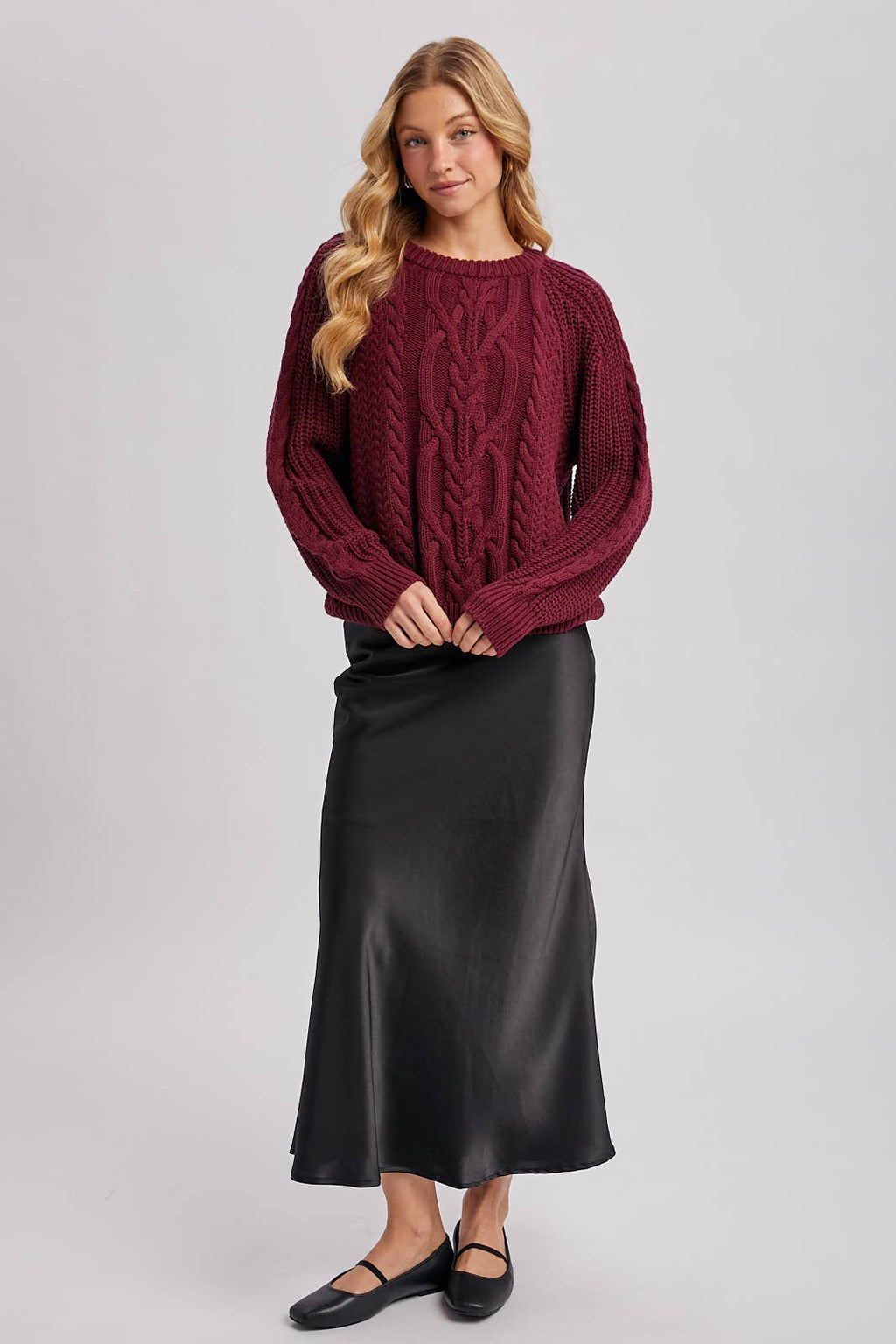 Signature Satin Midi