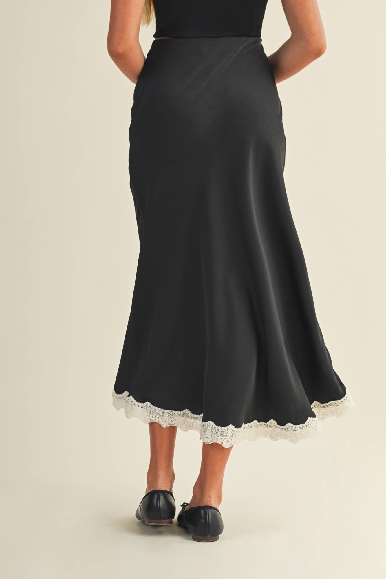 Sarah Satin Skirt