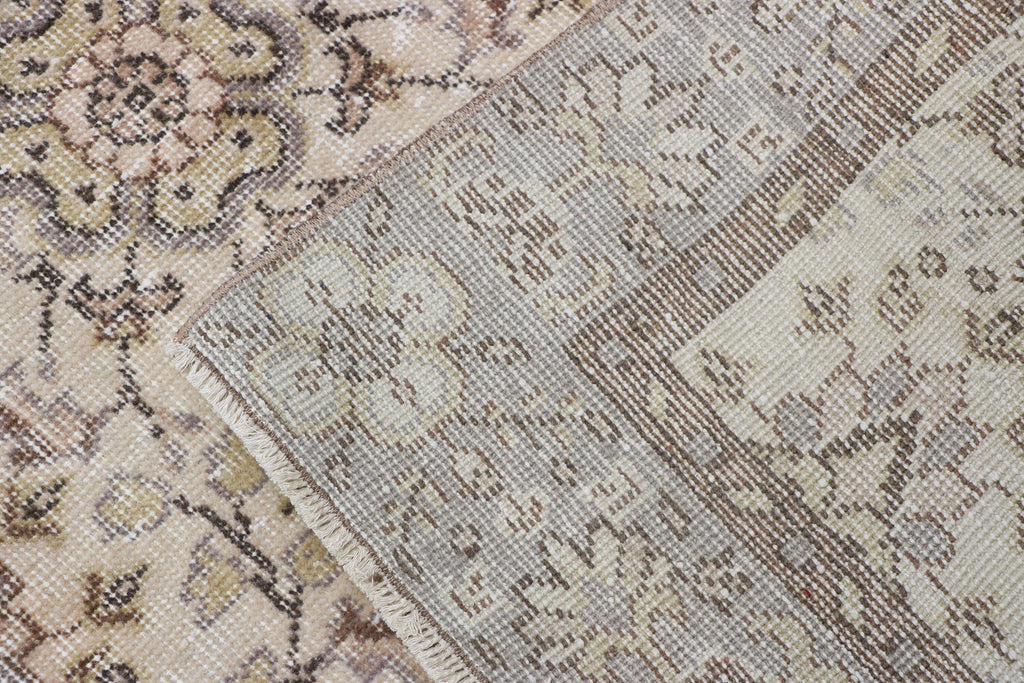 66" x 102" Vintage Turkish Anatolian Oushak Wool Rug