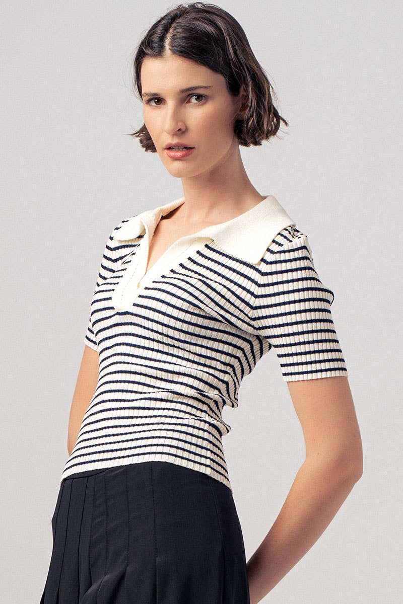 Retro Preppy Top