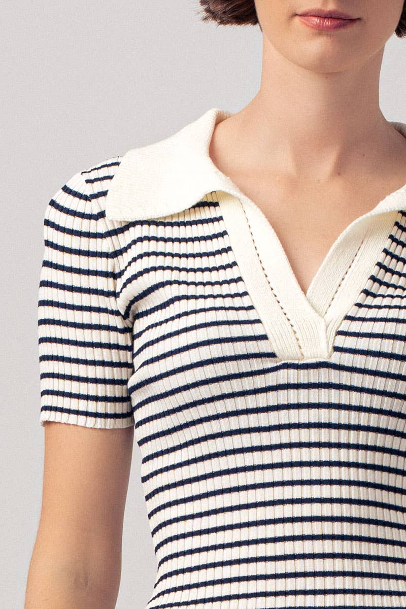 Retro Preppy Top