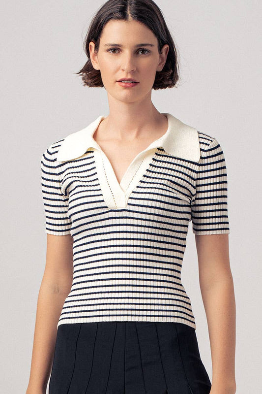 Retro Preppy Top