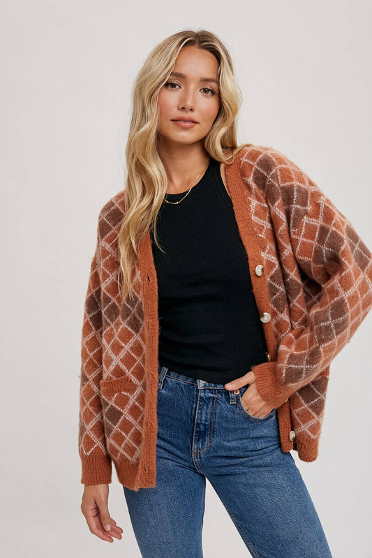 Tyla Button Down Cardigan