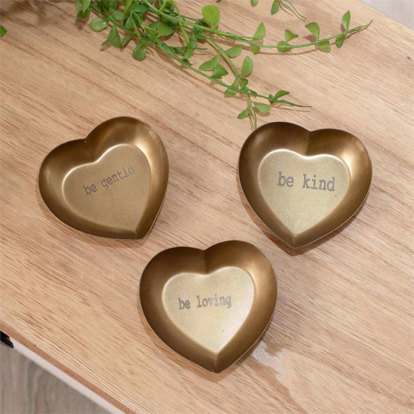 Gold Hearts Tray