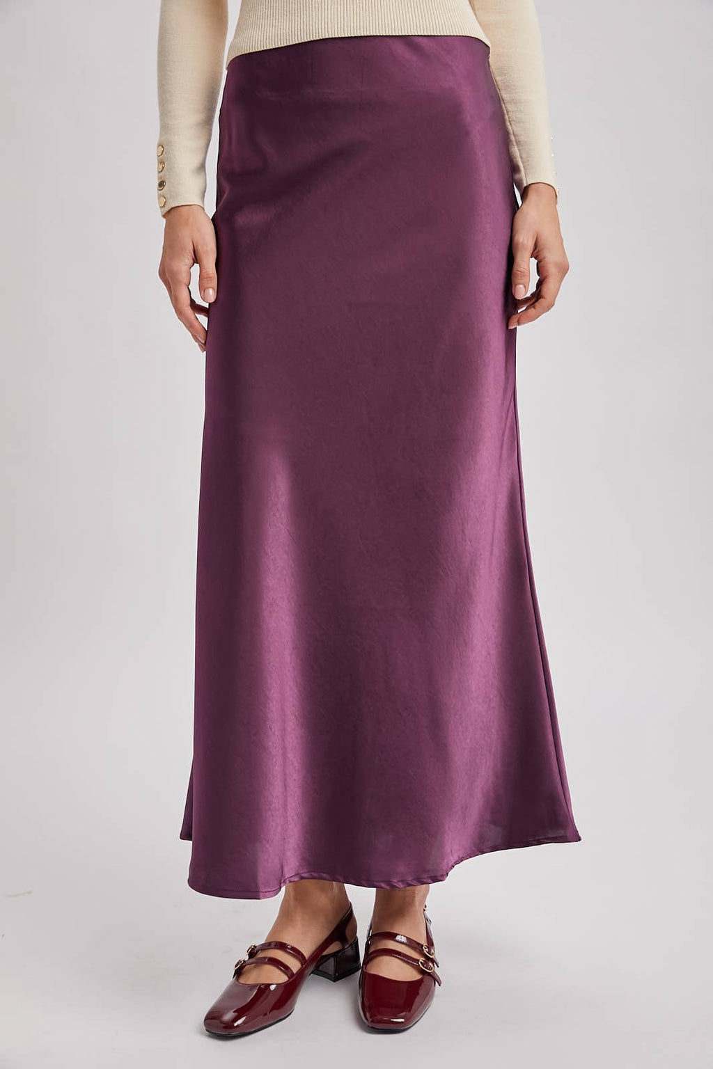 Signature Satin Midi